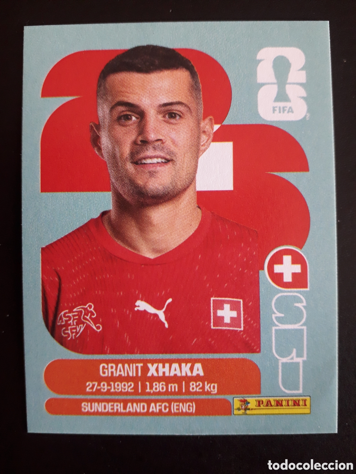 Cromos de F&uacute;tbol: XHAKA SUIZA SUI 9 MUNDIAL F&Uacute;TBOL 2026 FIFA WORLD CUP PANINI SIN PEGAR PEDIDO M&Iacute;NIMO 3&euro;