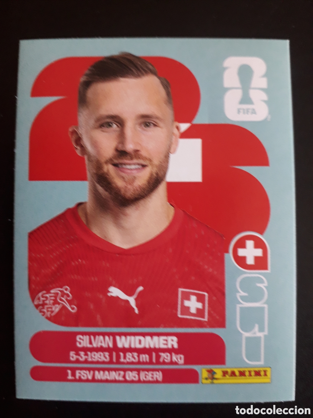 Cromos de F&uacute;tbol: WIDMER SUIZA SUI 8 MUNDIAL F&Uacute;TBOL 2026 FIFA WORLD CUP PANINI SIN PEGAR PEDIDO M&Iacute;NIMO 3&euro;.