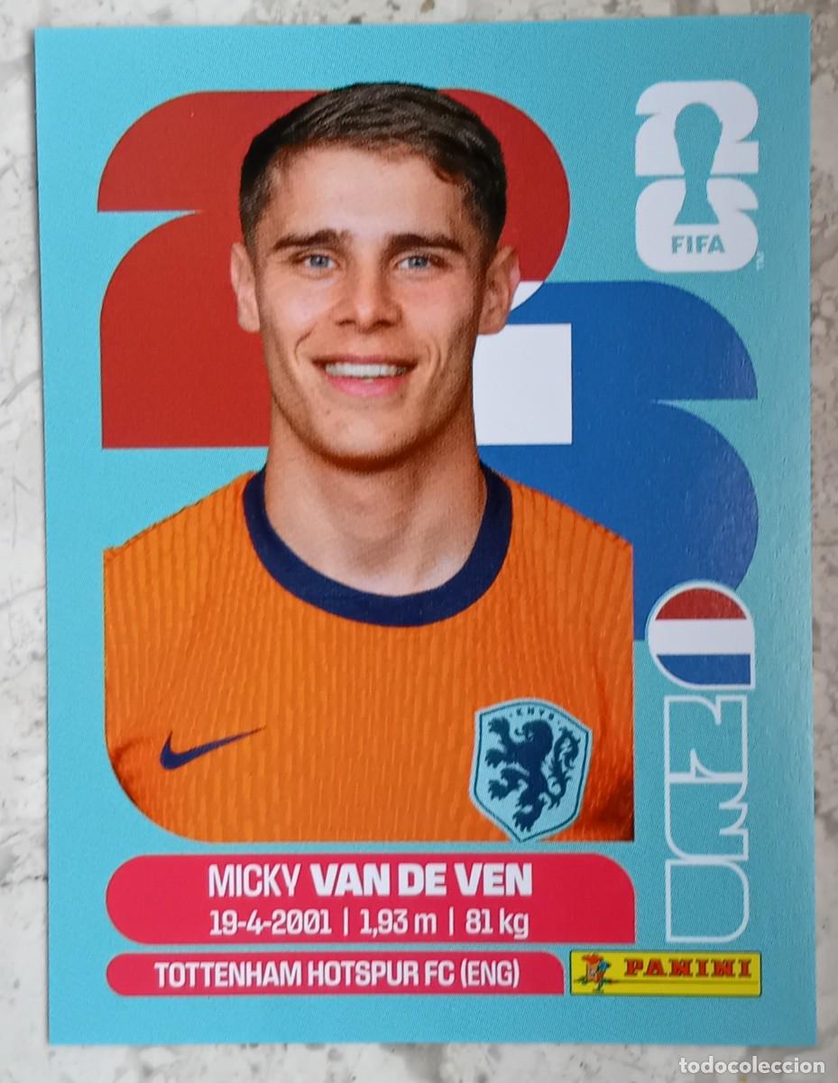 Cromos de F&uacute;tbol: Figurina Panini 2026 Cromo World Cup Usa Mundial 2026 Micky Van de Ven Netherlands n NED 4