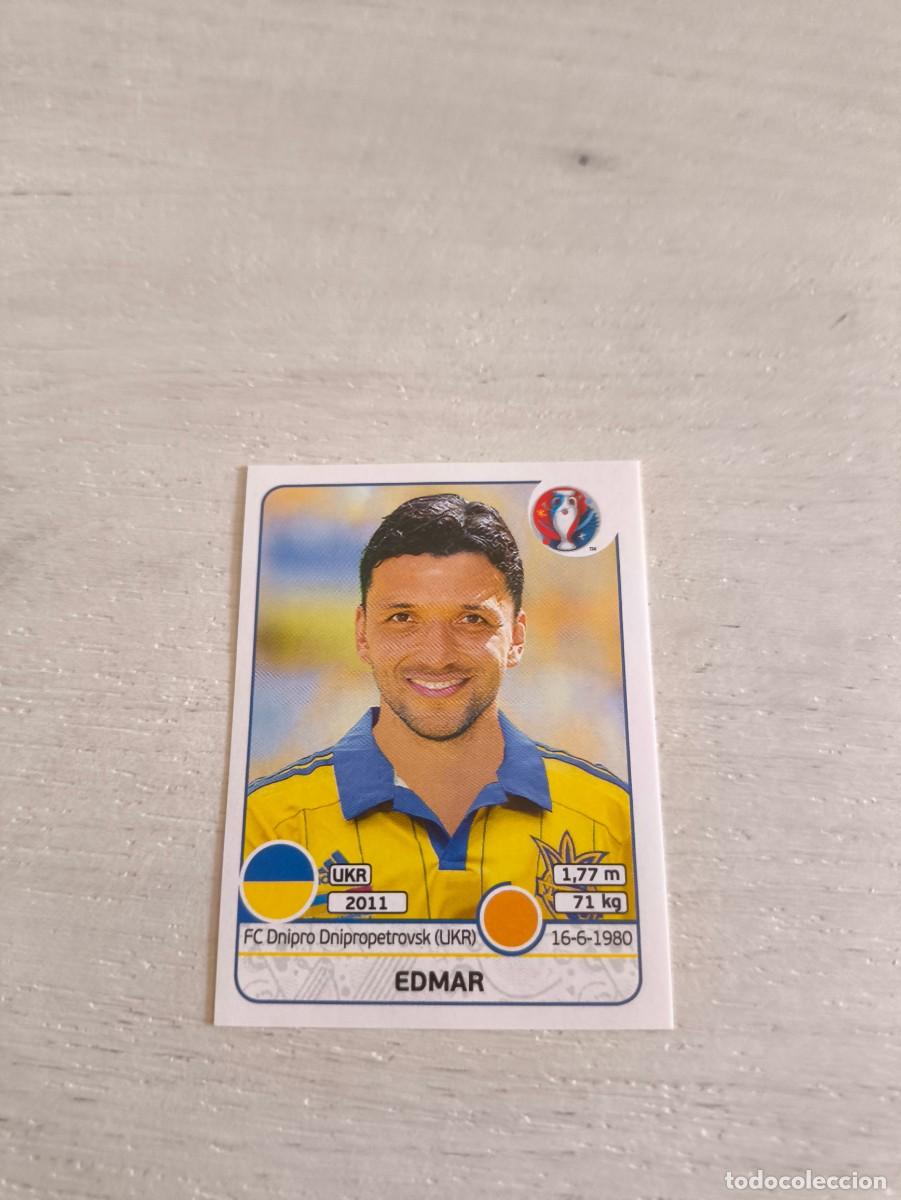 Cromos de F&uacute;tbol: 284 Edmar UCRANIA PANINI EUROCOPA EURO FRANCIA 2016 NO LIGA ESTE