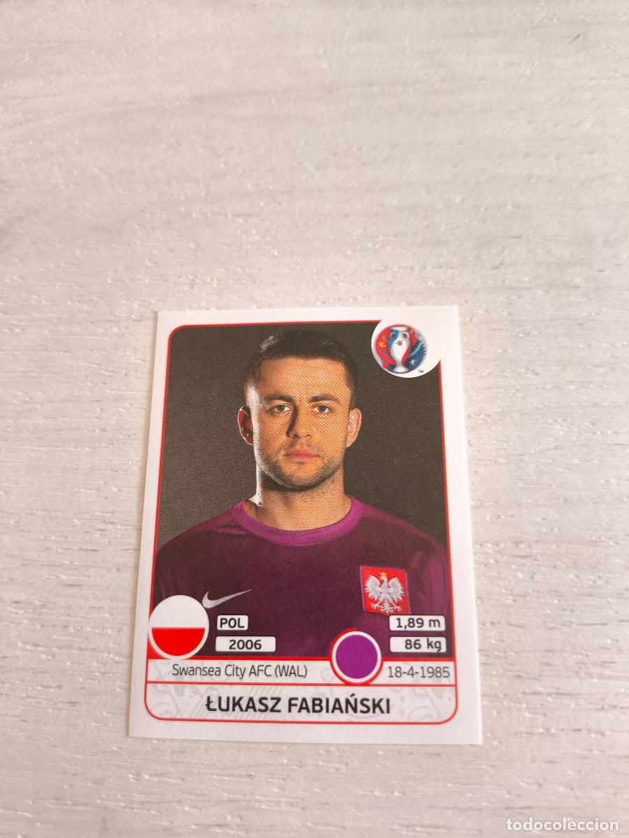 Cromos de F&uacute;tbol: 293 Lukasz Fabiański POLONIA PANINI EUROCOPA EURO FRANCIA 2016 NO LIGA ESTE