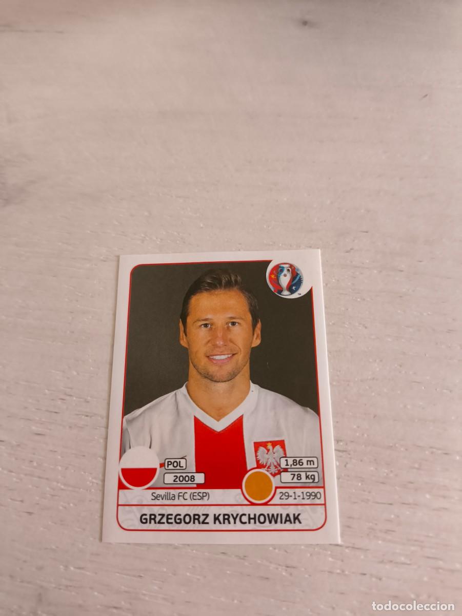 Fu&szlig;ball-Sticker: 302 Grzegorz Krychowiak POLONIA PANINI EUROCOPA EURO FRANCIA 2016 NO LIGA ESTE