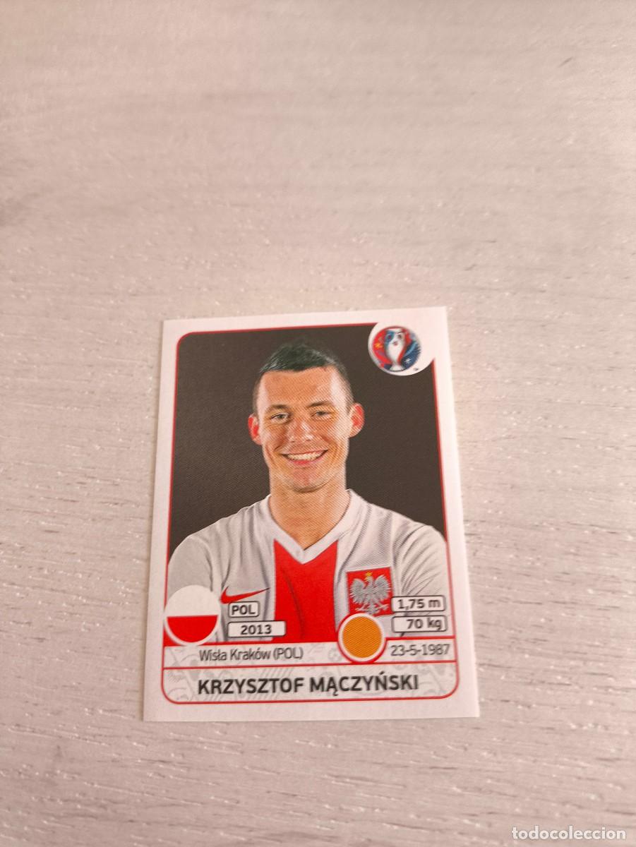 Fu&szlig;ball-Sticker: 305 Krzysztof Maczynski POLONIA PANINI EUROCOPA EURO FRANCIA 2016 NO LIGA ESTE