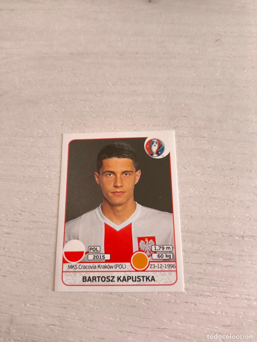 Football Stickers: 309 Bartosz Kapustka POLONIA PANINI EUROCOPA EURO FRANCIA 2016 NO LIGA ESTE