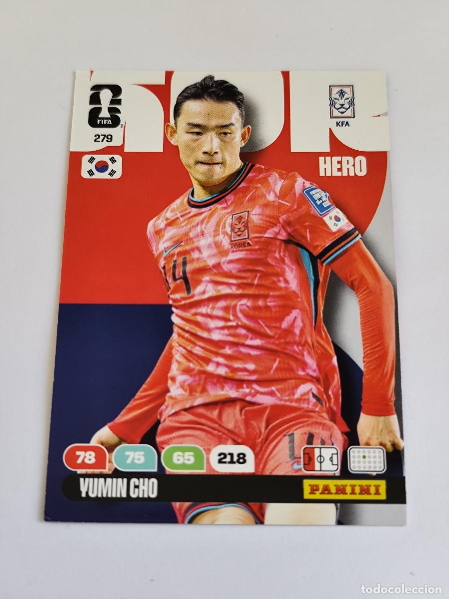 Fu&szlig;ball-Sticker: FIFA WORLD CUP 2026 PANINI ADRENALYN XL 279 YUMIN CHO - HERO COREA DEL SUR