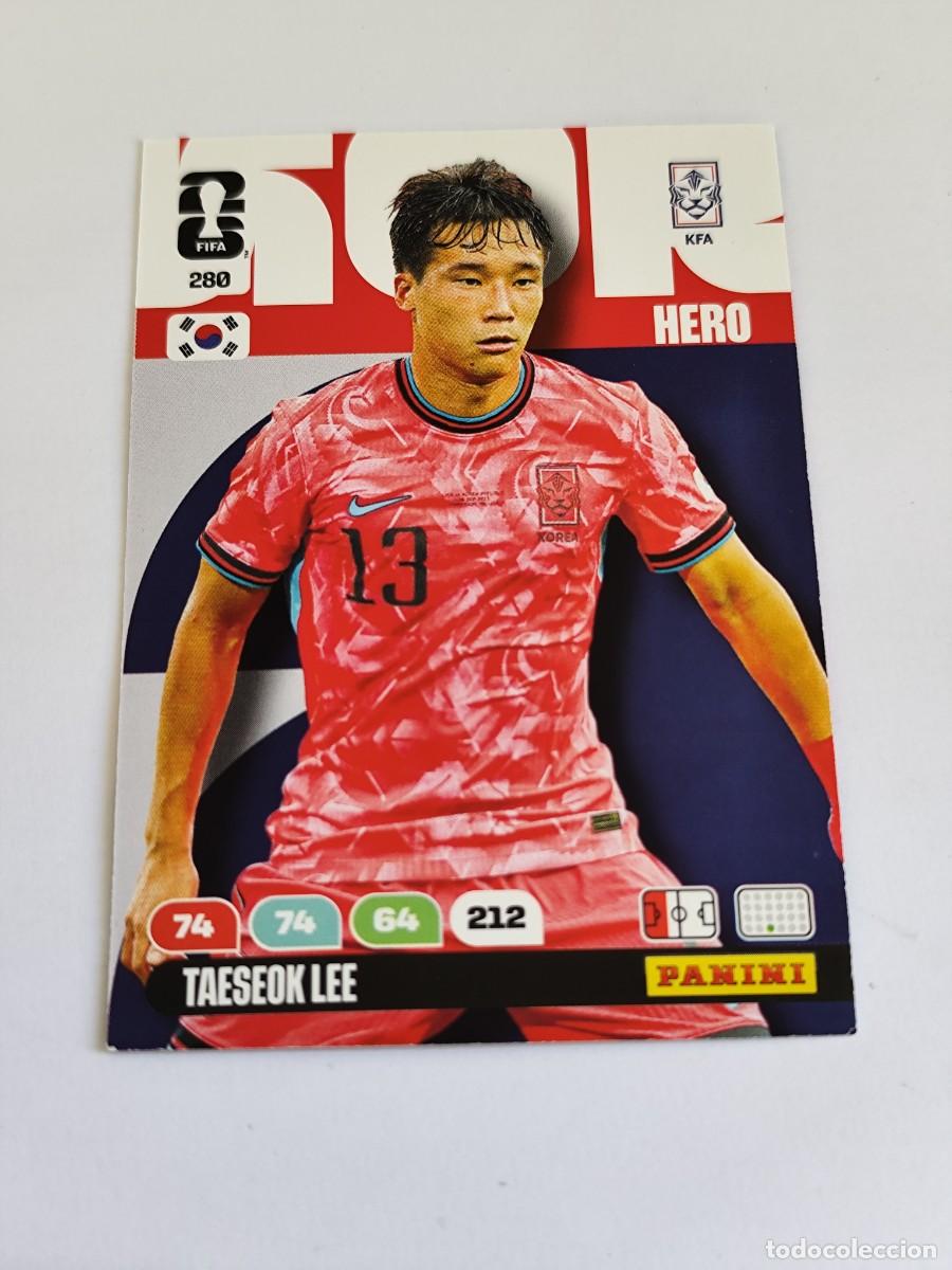 Fu&szlig;ball-Sticker: FIFA WORLD CUP 2026 PANINI ADRENALYN XL 280 TAESEOK LEE - HERO COREA DEL SUR
