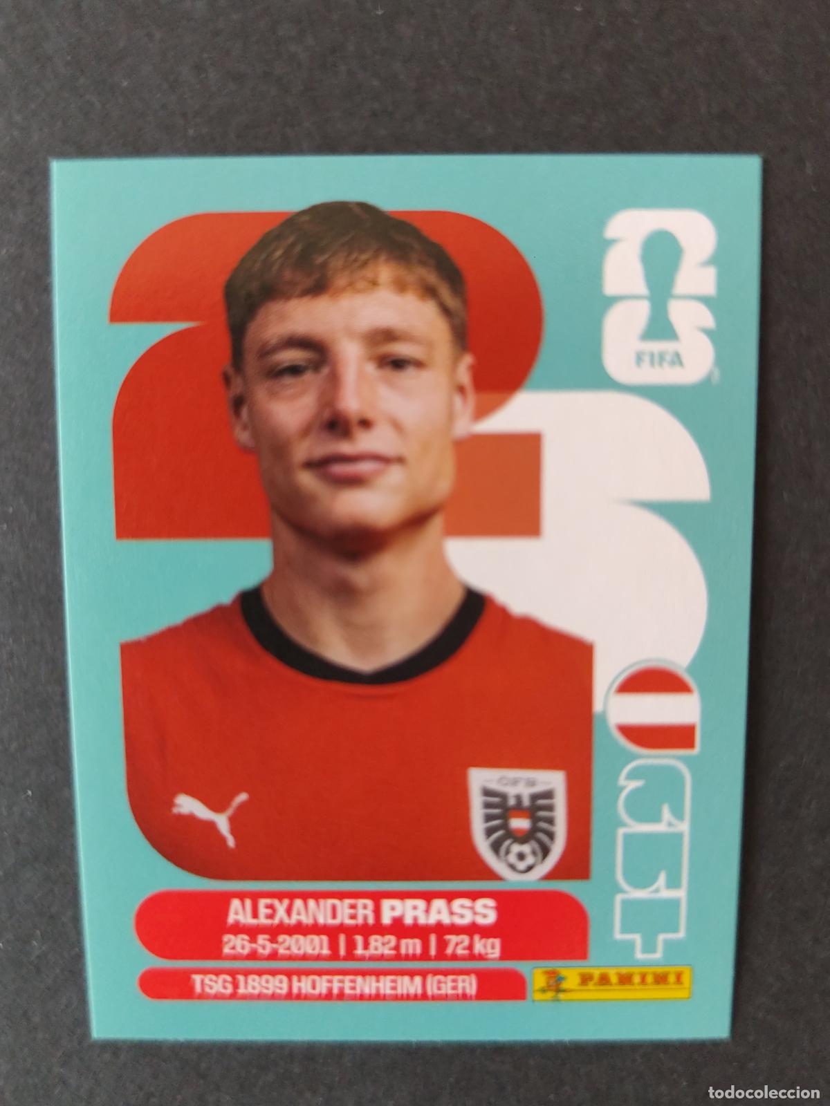 Cromos de F&uacute;tbol: AUT9 ALEXANDER PRASS 9 AUSTRIA MUNDIAL FIFA WORLD CUP 2026 STICKER PANINI SIN PEGAR