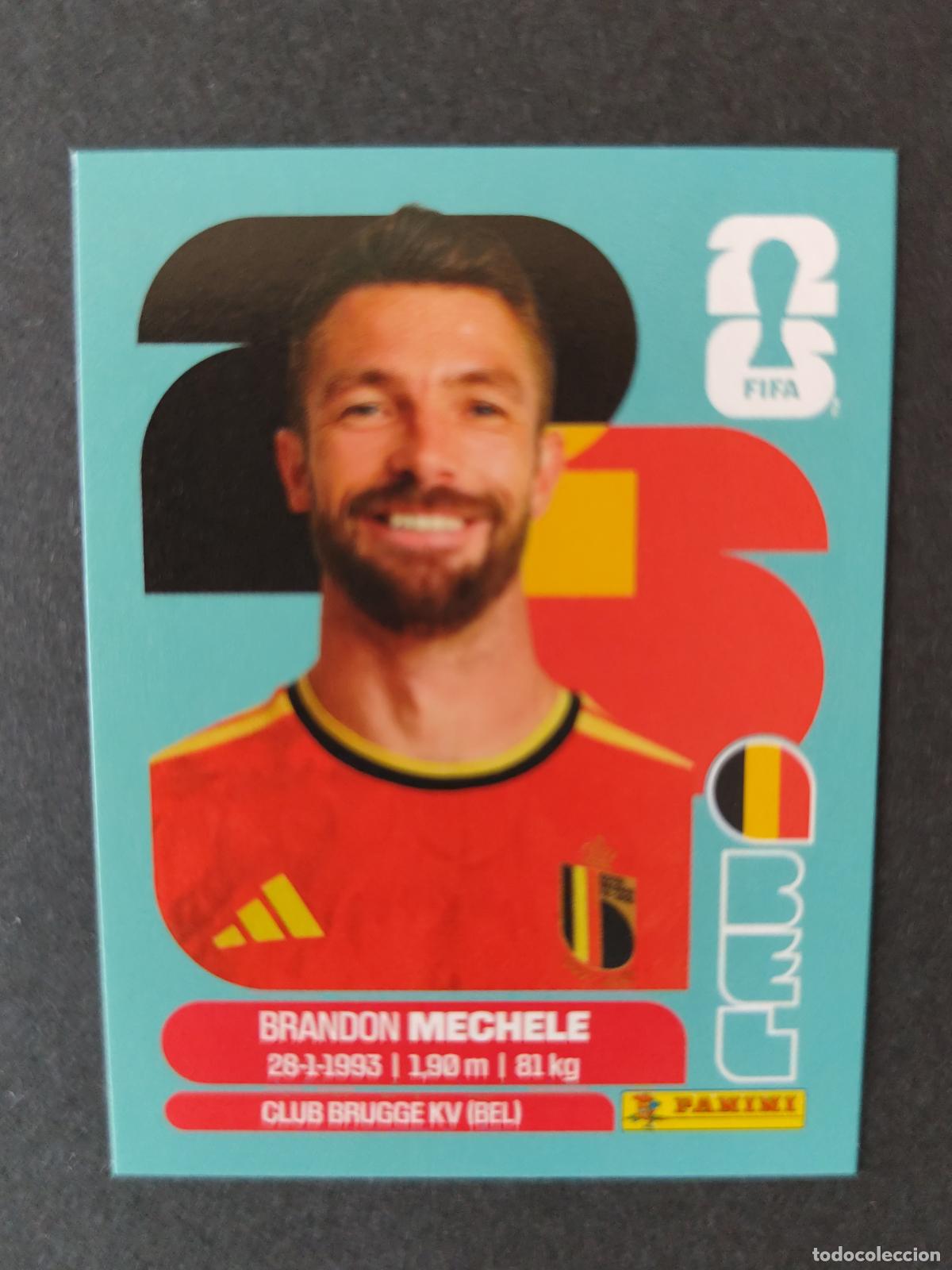 Cromos de F&uacute;tbol: BEL6 BRANDON MECHELE 6 B&Eacute;LGICA MUNDIAL FIFA WORLD CUP 2026 STICKER PANINI SIN PEGAR