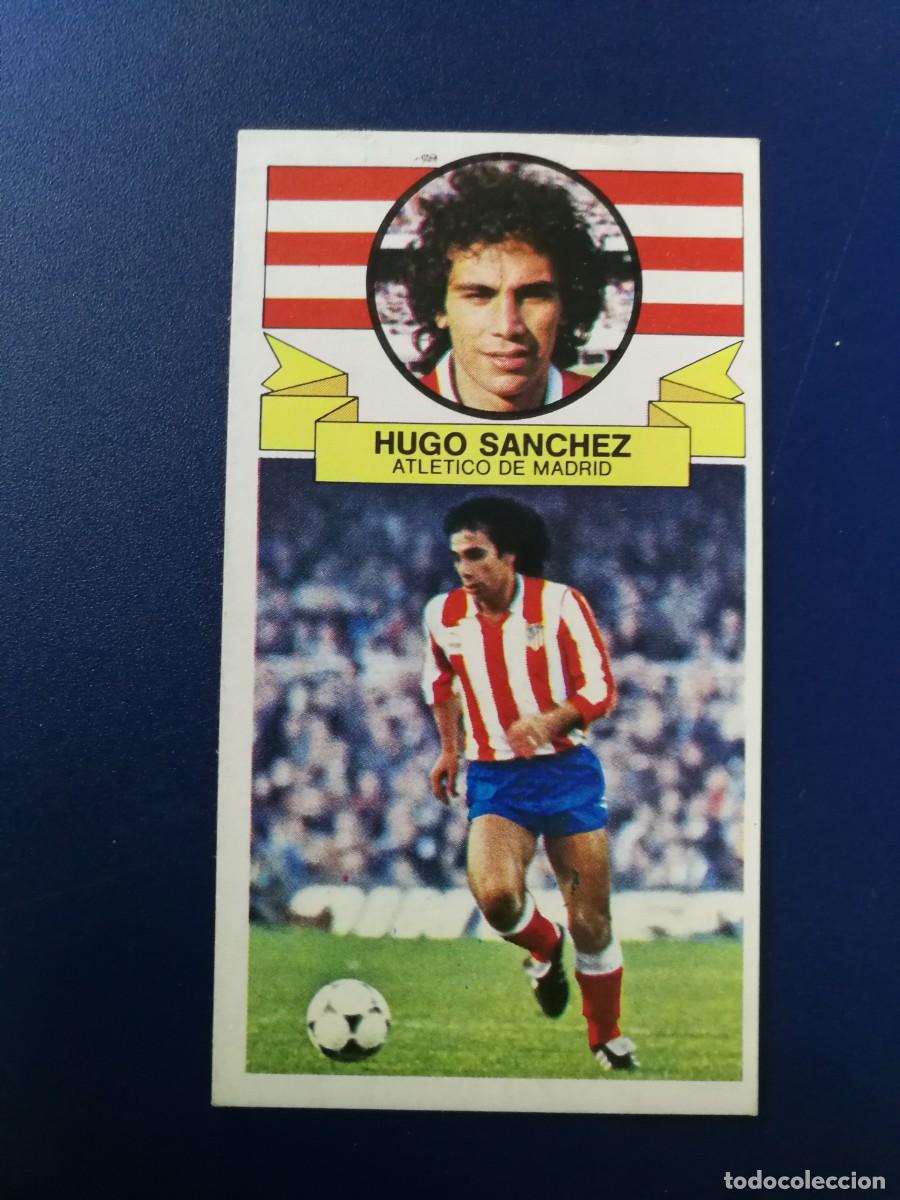Figurine di Calcio: Hugo S&aacute;nchez Baja At de Madrid, Este 85/86, Editorial Este 1985-86, buen estado