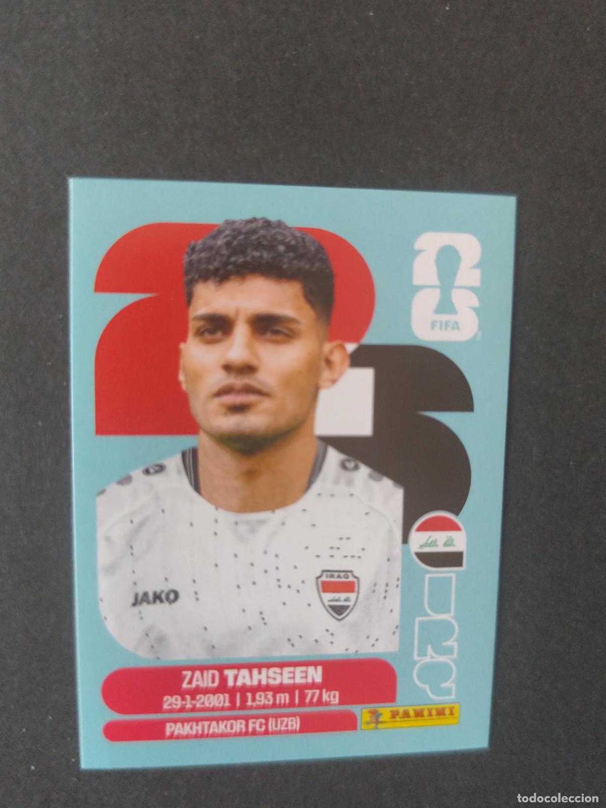 Cromos de F&uacute;tbol: IRQ7 ZAID TAHSEEN 7 IRAQ MUNDIAL FIFA WORLD CUP 2026 STICKER PANINI SIN PEGAR