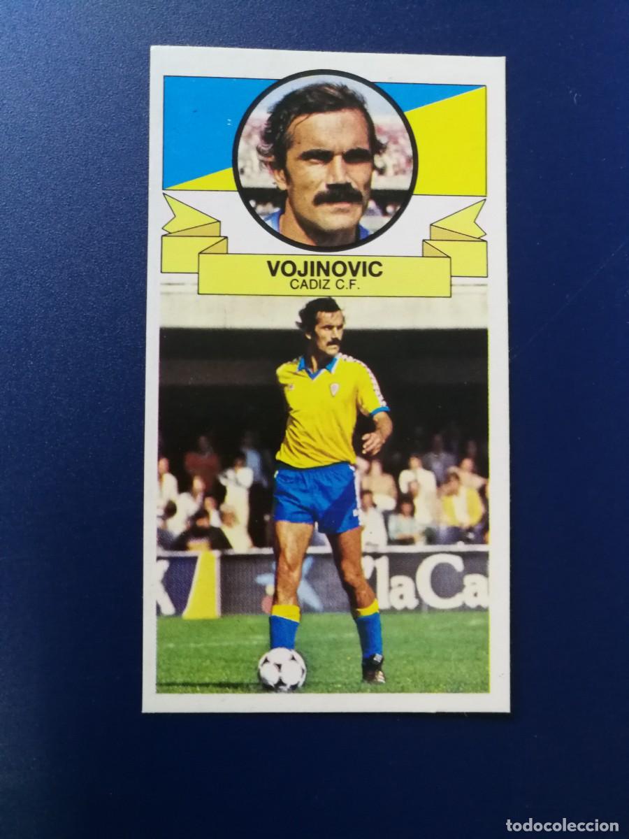 Football Stickers: Vojinovic C&aacute;diz CF CF Baja, Este 85/86, Editorial Este 1985-86, buen estado