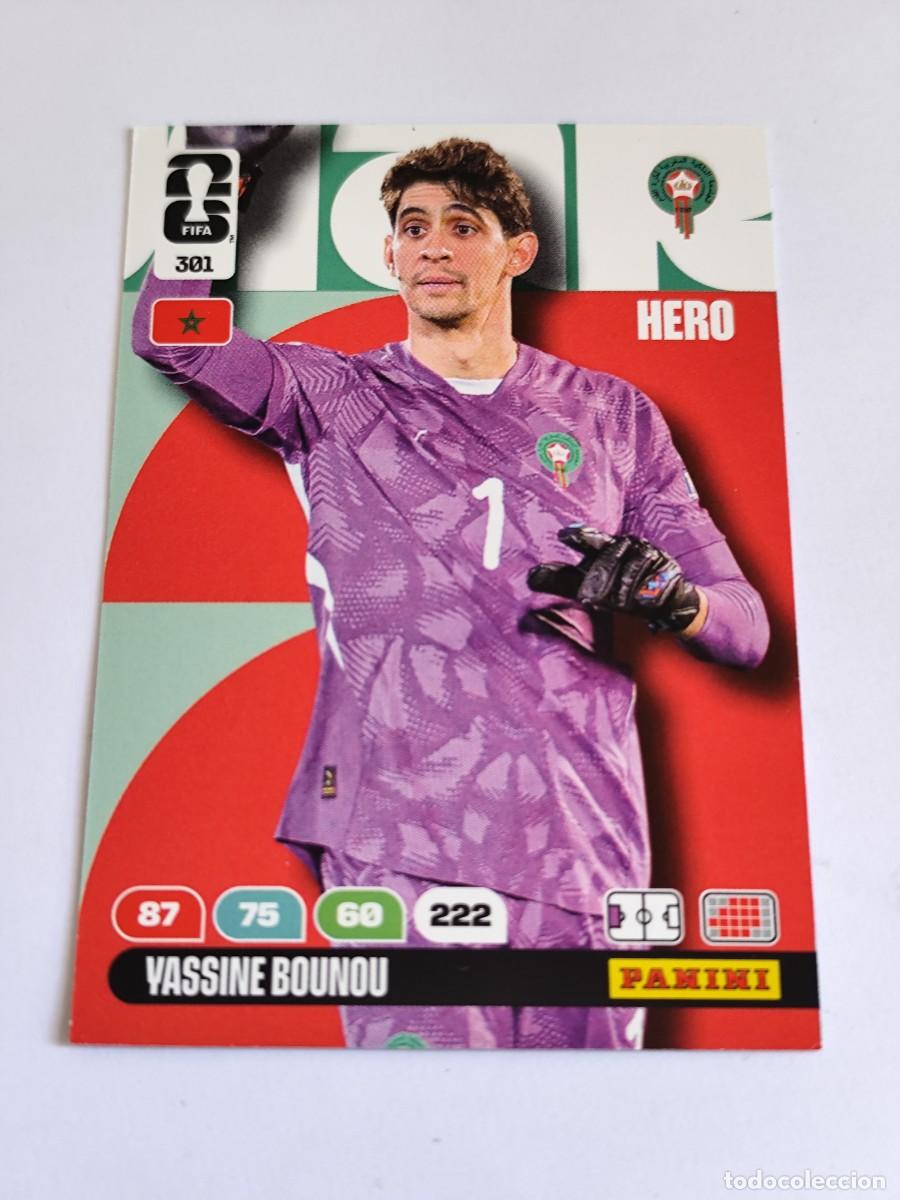 Cromos de F&uacute;tbol: FIFA WORLD CUP 2026 PANINI ADRENALYN XL 301 YASSINE BOUNOU - HERO MARRUECOS