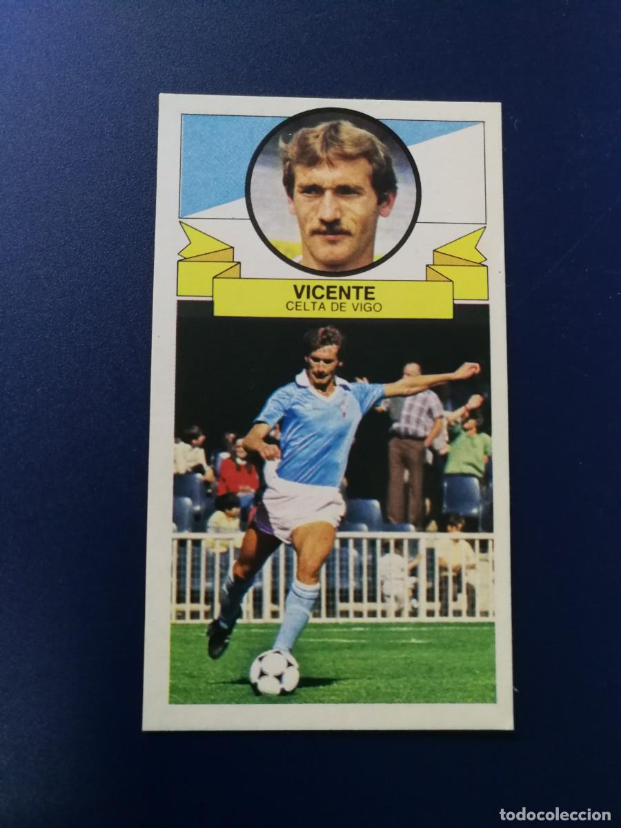 Figurine di Calcio: Vicente Celta de Vigo Baja, Este 85/86, Editorial Este 1985-86, buen estado