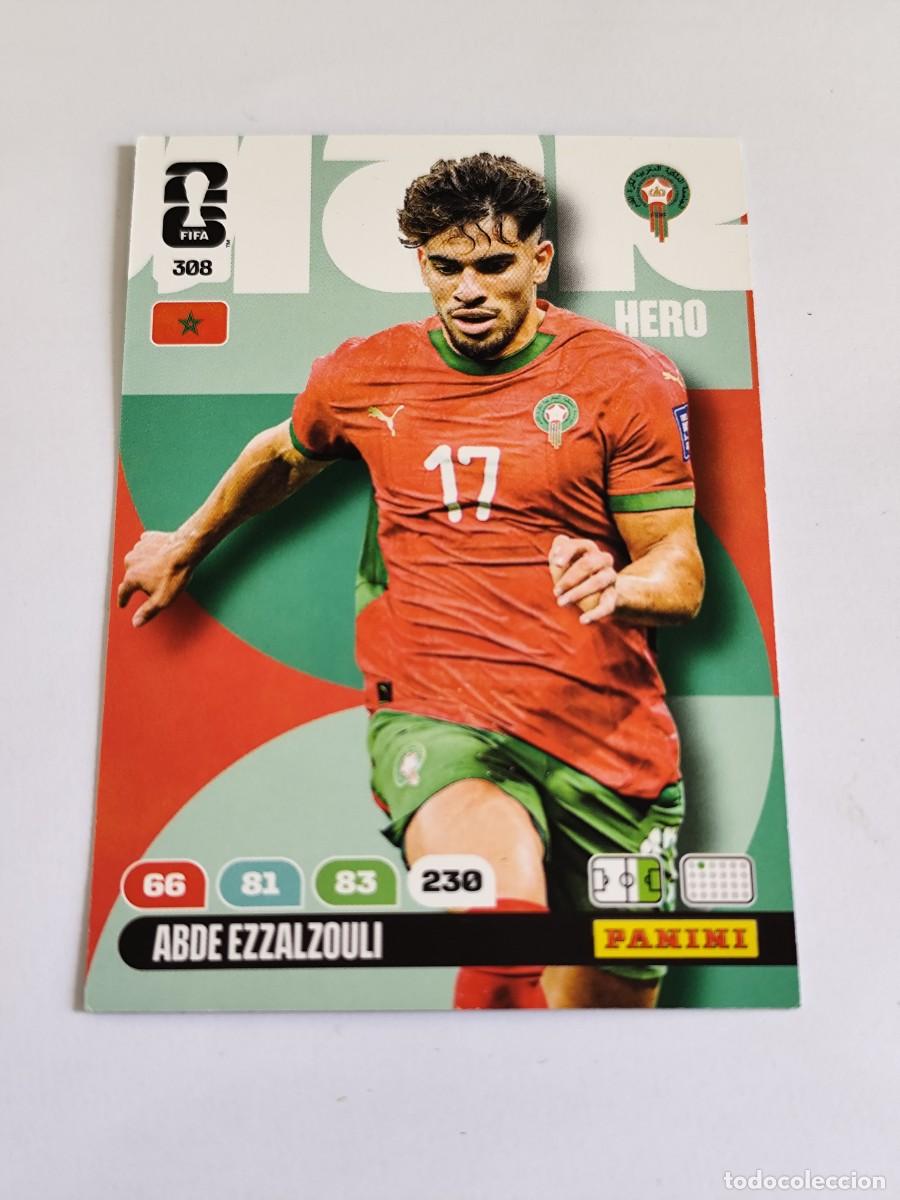 Cromos de F&uacute;tbol: FIFA WORLD CUP 2026 PANINI ADRENALYN XL 308 ABDE EZZALZOULI - HERO MARRUECOS