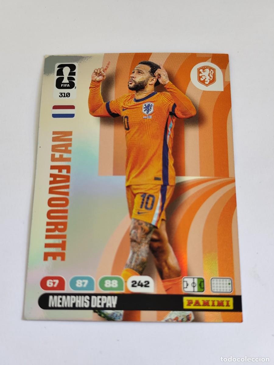 Football Stickers: FIFA WORLD CUP 2026 PANINI ADRENALYN XL 310 MEMPHIS DEPAY - FAN FAVOURITE PAISES BAJOS