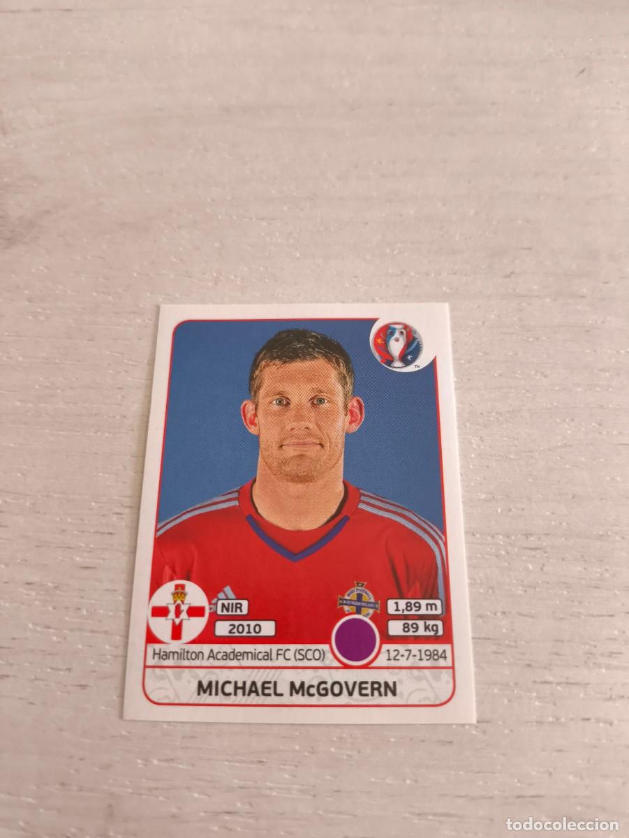 Fu&szlig;ball-Sticker: 325 Michael McGovern IRLANDA DEL NORTE PANINI EUROCOPA EURO FRANCIA 2016 NO LIGA ESTE