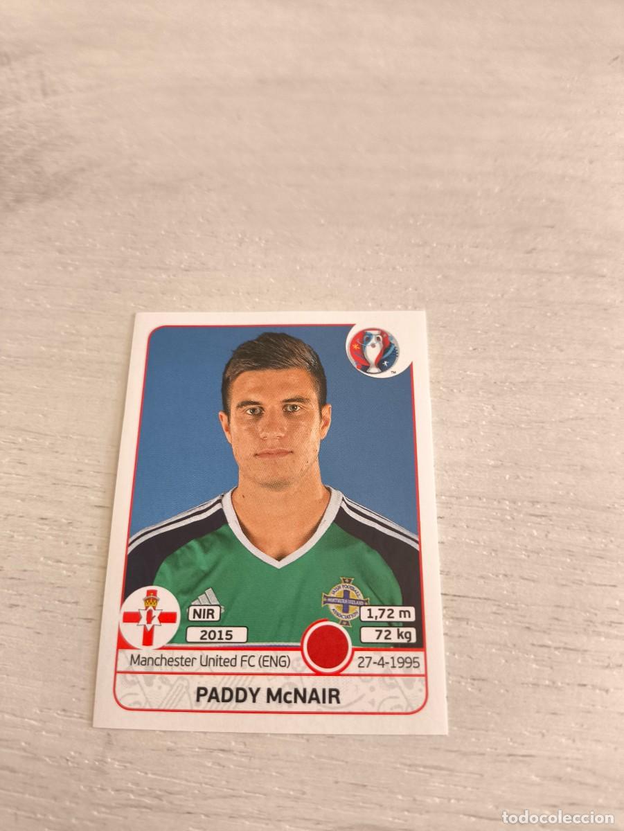 Cromos de Futebol: 333 Paddy McNair IRLANDA DEL NORTE PANINI EUROCOPA EURO FRANCIA 2016 NO LIGA ESTE