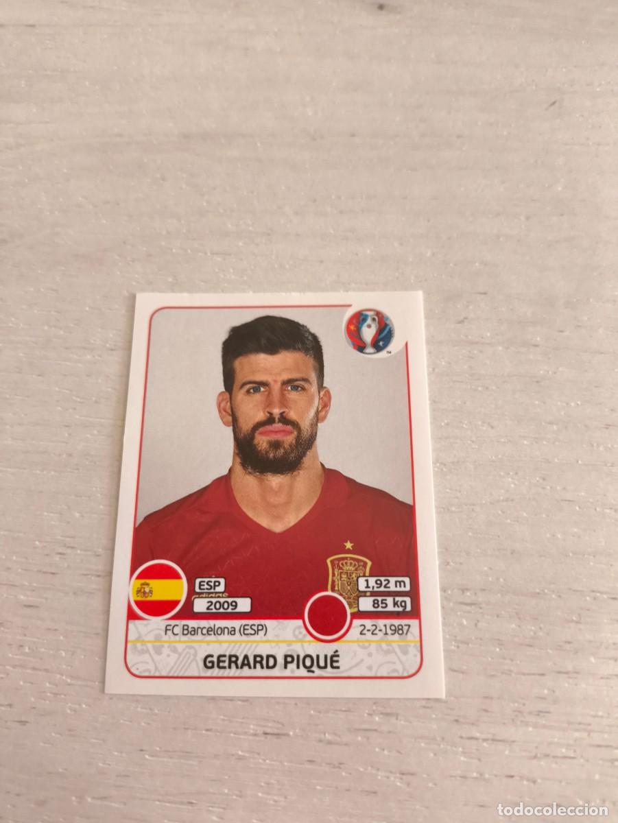 Cromos de F&uacute;tbol: 356 Gerard Piqu&eacute; ESPA&Ntilde;A PANINI EUROCOPA EURO FRANCIA 2016 NO LIGA ESTE