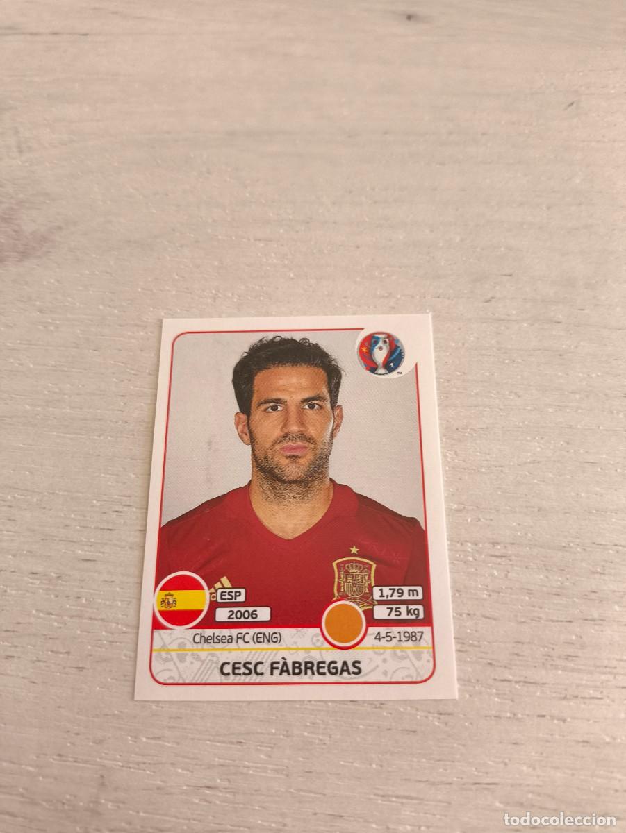 Cromos de F&uacute;tbol: 362 Cesc F&agrave;bregas ESPA&Ntilde;A PANINI EUROCOPA EURO FRANCIA 2016 NO LIGA ESTE