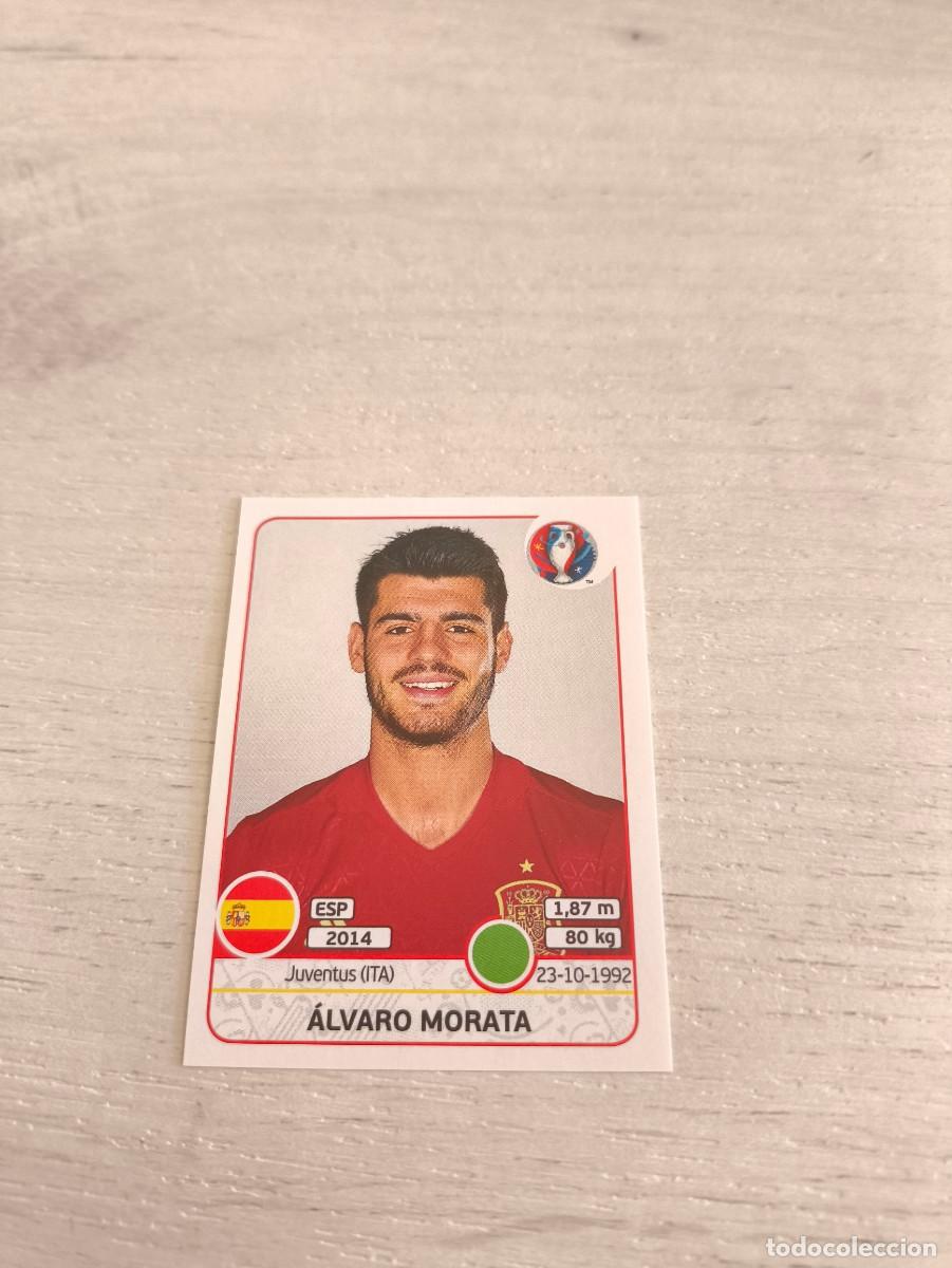 Cromos de F&uacute;tbol: 370 &Aacute;lvaro Morata ESPA&Ntilde;A PANINI EUROCOPA EURO FRANCIA 2016 NO LIGA ESTE