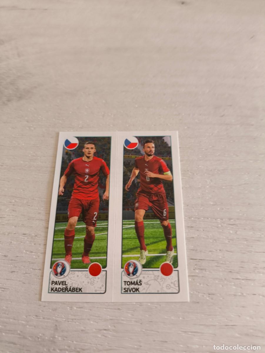 Figurine di Calcio: 380 Pavel Kader&aacute;bek / Tom&aacute;&scaron; Sivok REPUBLICA CHECA PANINI EUROCOPA EURO FRANCIA 2016 NO LIGA ESTE