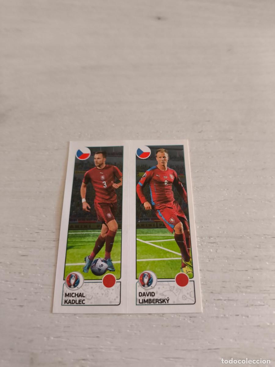 Fu&szlig;ball-Sticker: 381 Michal Kadlec / David Limbersk&yacute; REPUBLICA CHECA PANINI EUROCOPA EURO FRANCIA 2016 NO LIGA ESTE