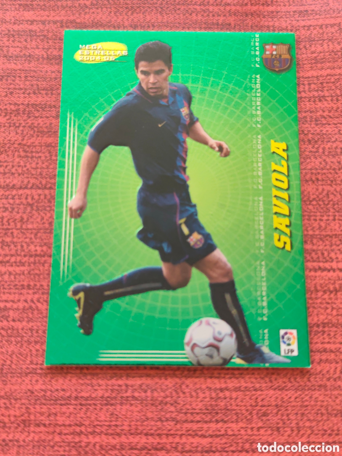 Cromos de F&uacute;tbol: 389 SAVIOLA FC BARCELONA MEGACRACKS 2004 2005