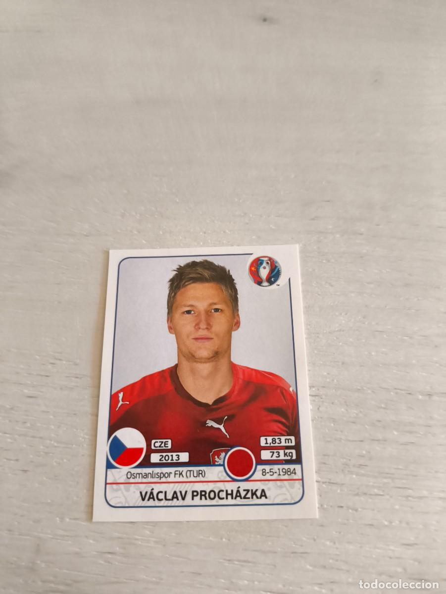 Fu&szlig;ball-Sticker: 387 V&aacute;clav Proch&aacute;zka REPUBLICA CHECA PANINI EUROCOPA EURO FRANCIA 2016 NO LIGA ESTE