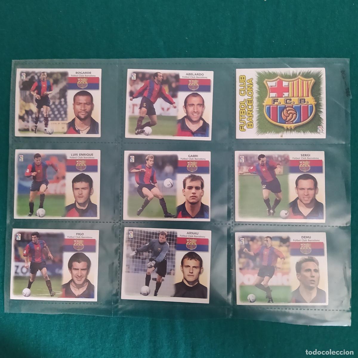 Football Stickers: 9 CROMOS LIGA ESTE 1999 2000 BARCELONA