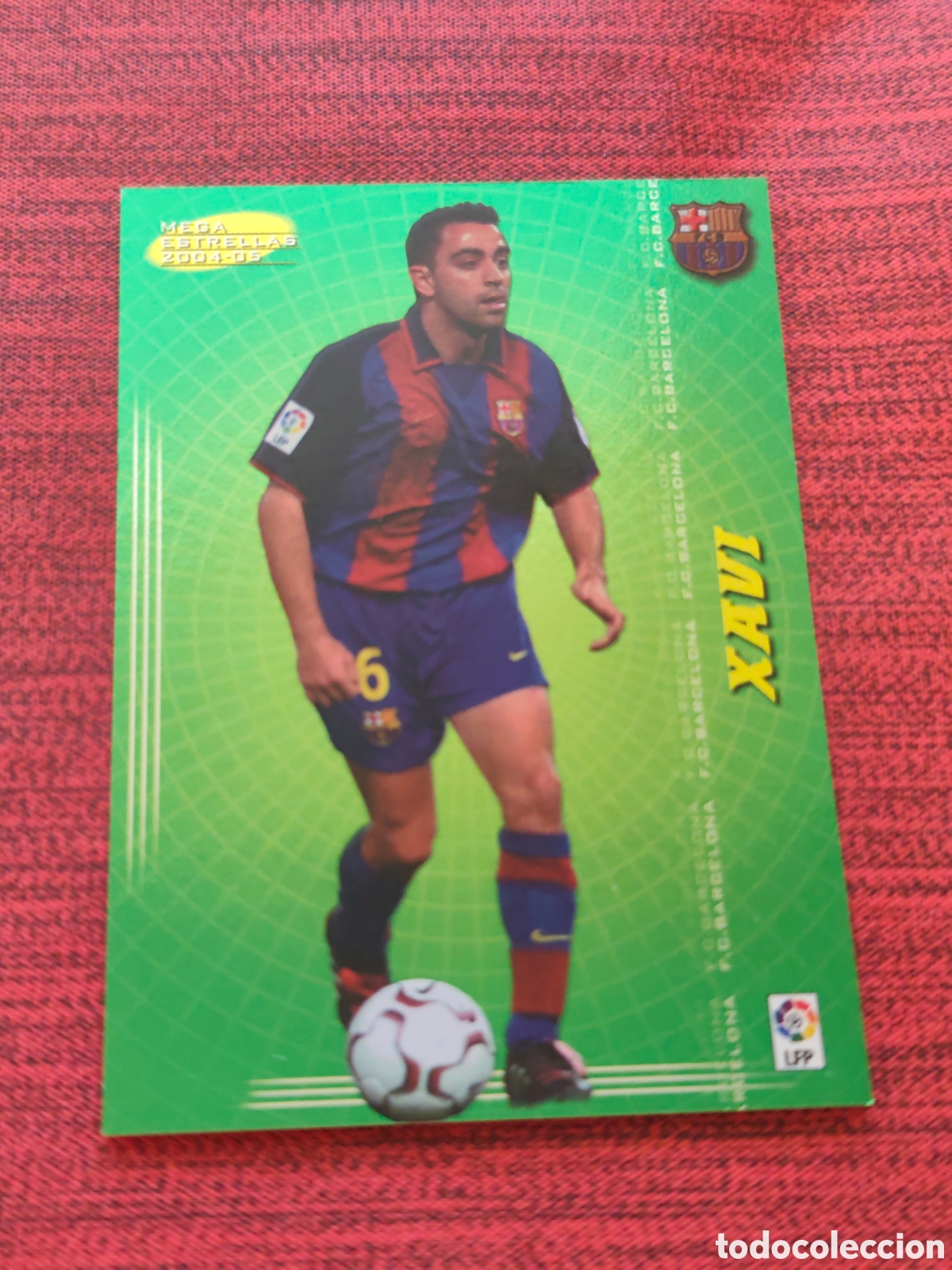 Cromos de F&uacute;tbol: 379 XAVI FC BARCELONA MEGACRACKS 2004 2005