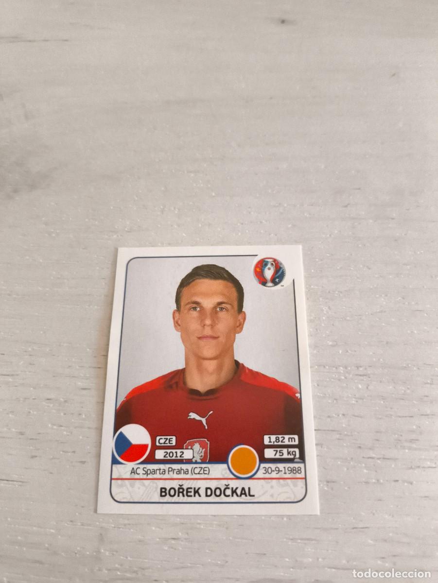 Fu&szlig;ball-Sticker: 398 Borek Dockal REPUBLICA CHECA PANINI EUROCOPA EURO FRANCIA 2016 NO LIGA ESTE