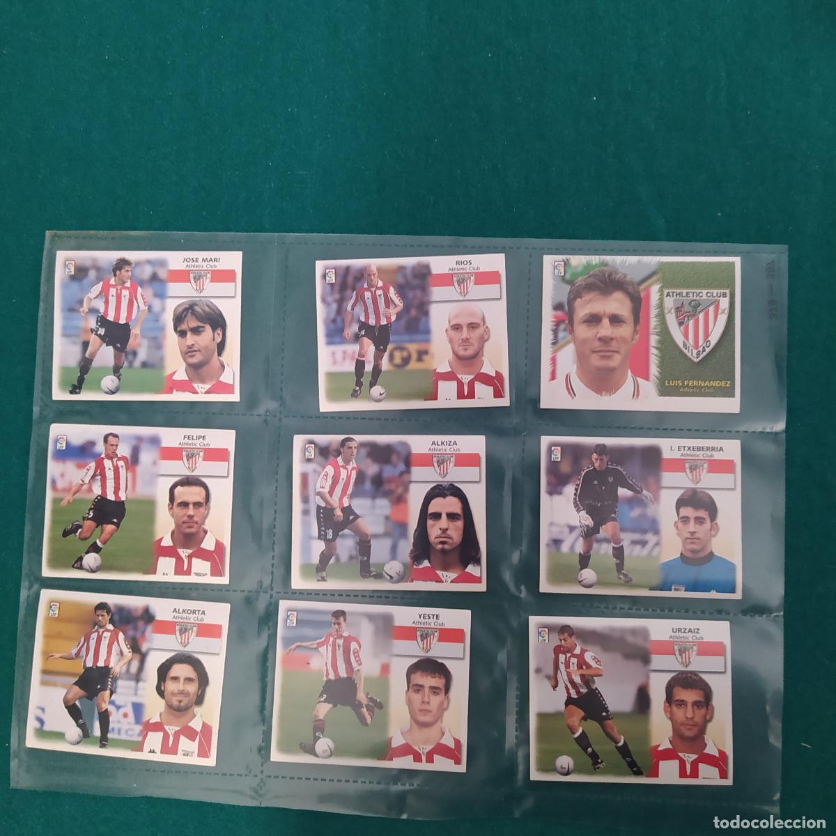 Cromos de F&uacute;tbol: 9 CROMOS LIGA ESTE 1999 2000 BILBAO