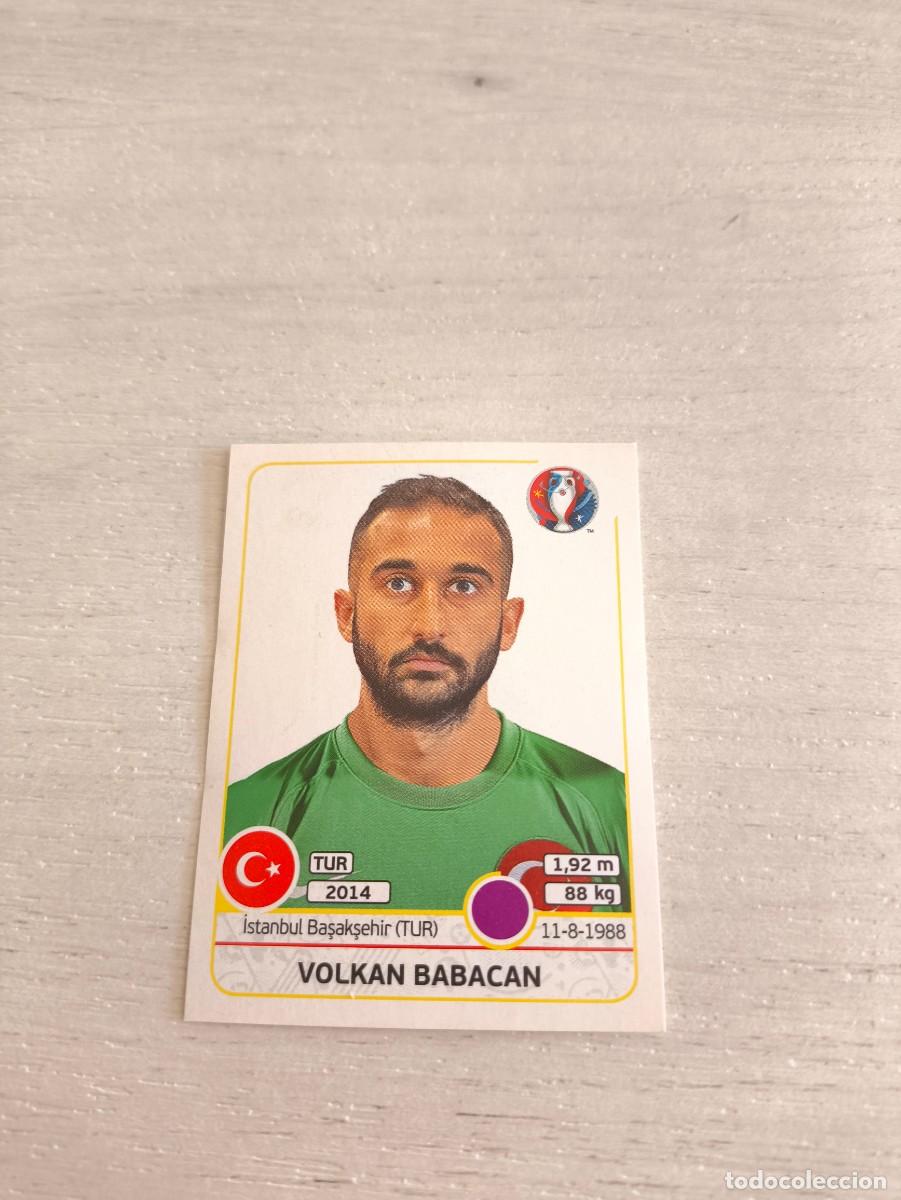 Cromos de F&uacute;tbol: 405 Volkan Babacan TURQUIA PANINI EUROCOPA EURO FRANCIA 2016 NO LIGA ESTE