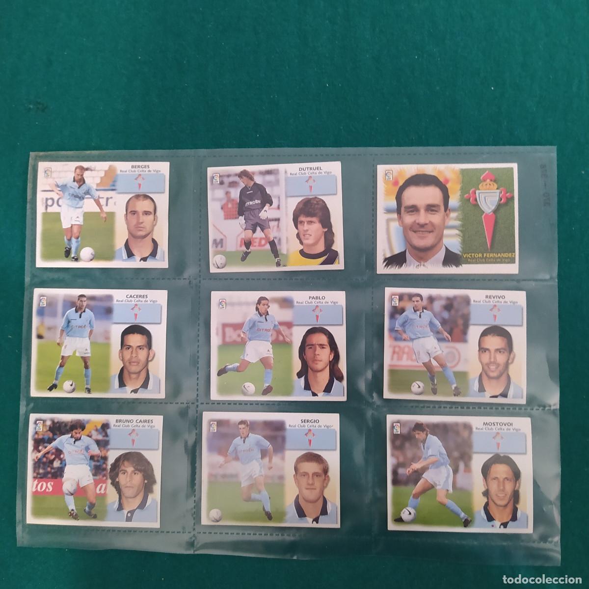 Cromos de F&uacute;tbol: 9 CROMOS LIGA ESTE 1999 2000 CELTA