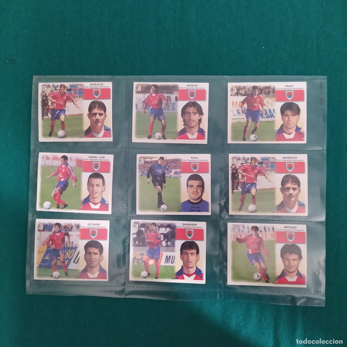 Football Stickers: 9 CROMOS LIGA ESTE 1999 2000 NUMANCIA