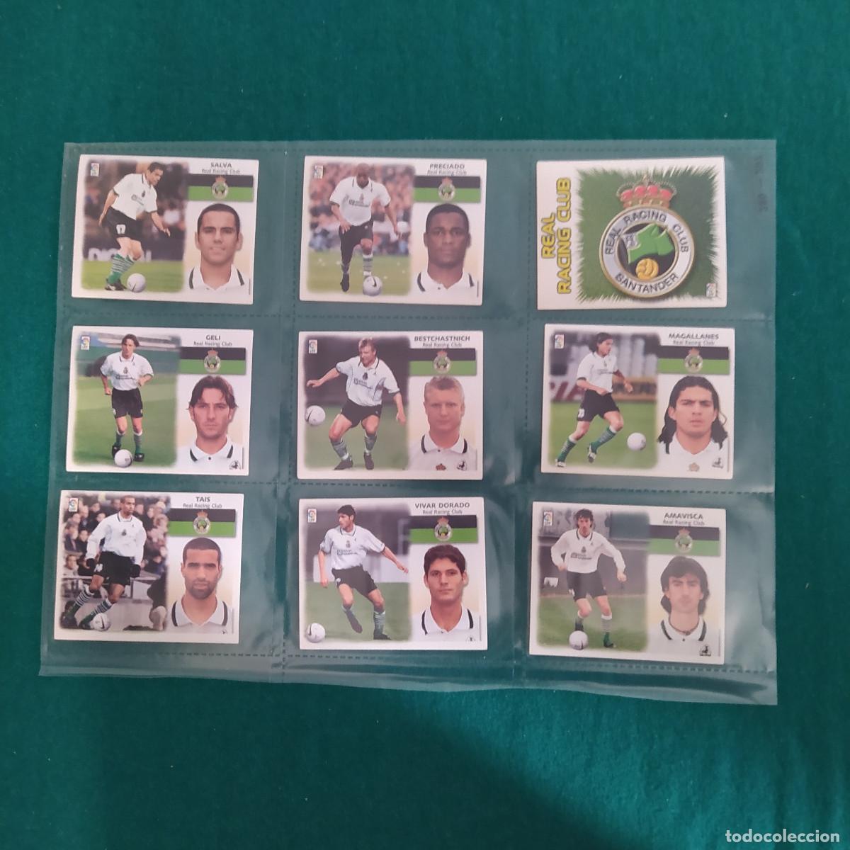 Figurine di Calcio: 9 CROMOS LIGA ESTE 1999 2000 RACING