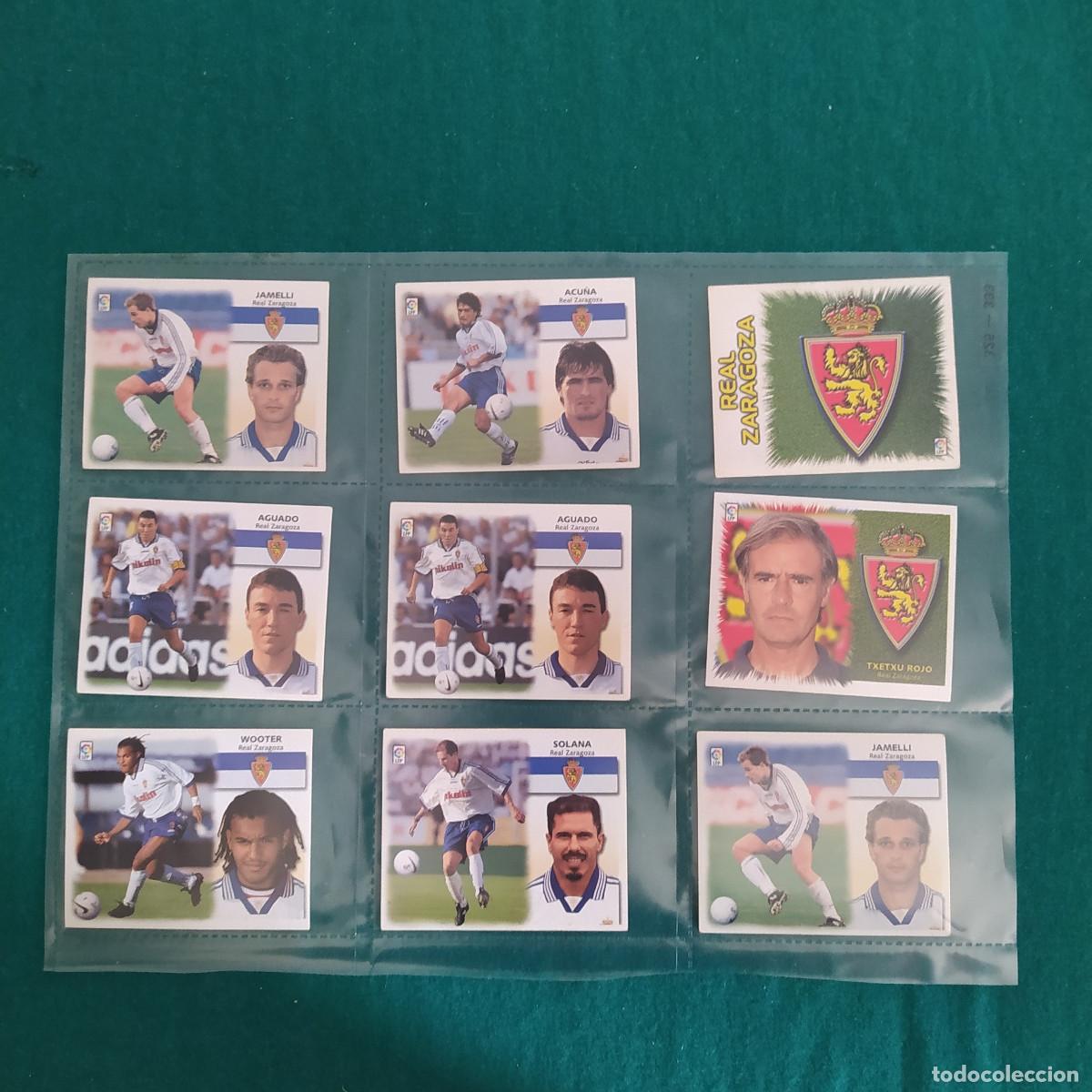 Cartes &agrave; collectionner de Football: 9 CROMOS LIGA ESTE 1999 2000 ZARAGOZA