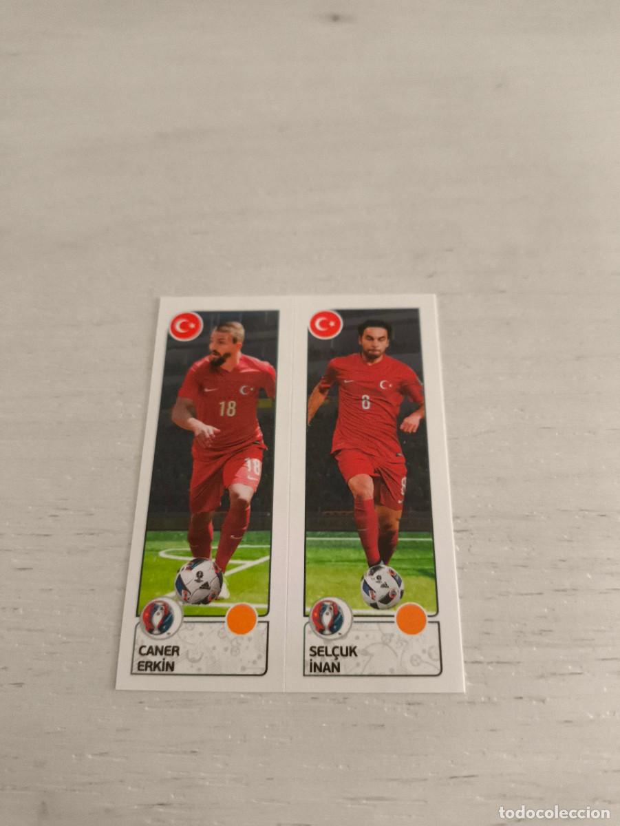 Cromos de F&uacute;tbol: 428 Caner Erkin / Sel&ccedil;uk Inan TURQUIA PANINI EUROCOPA EURO FRANCIA 2016 NO LIGA ESTE