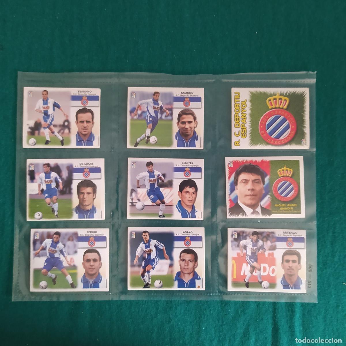 Cartes &agrave; collectionner de Football: 9 CROMOS LIGA ESTE 1999 2000 ESPA&Ntilde;OL