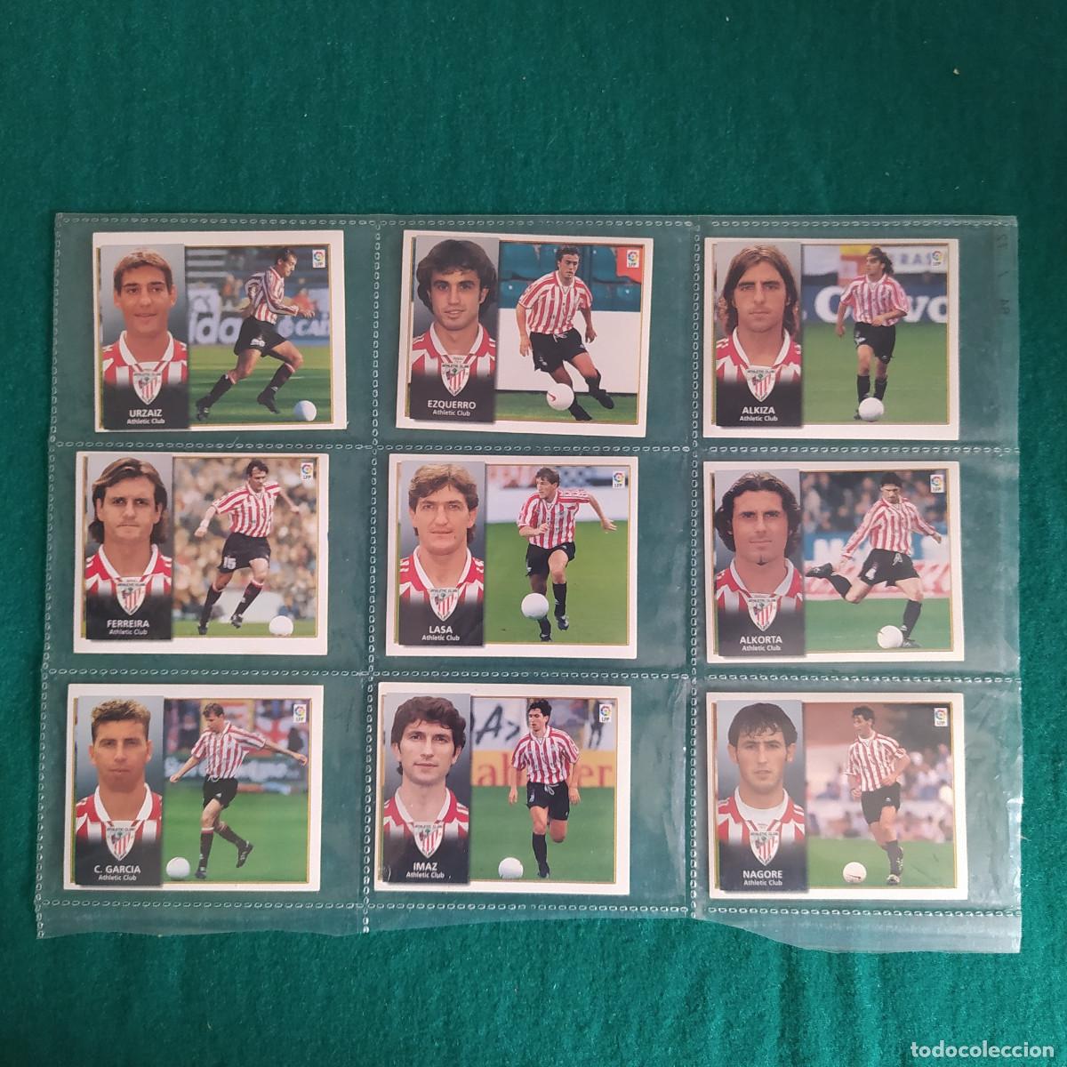Cartes &agrave; collectionner de Football: 9 CROMOS LIGA ESTE 1998 1999 98 99 BILBAO
