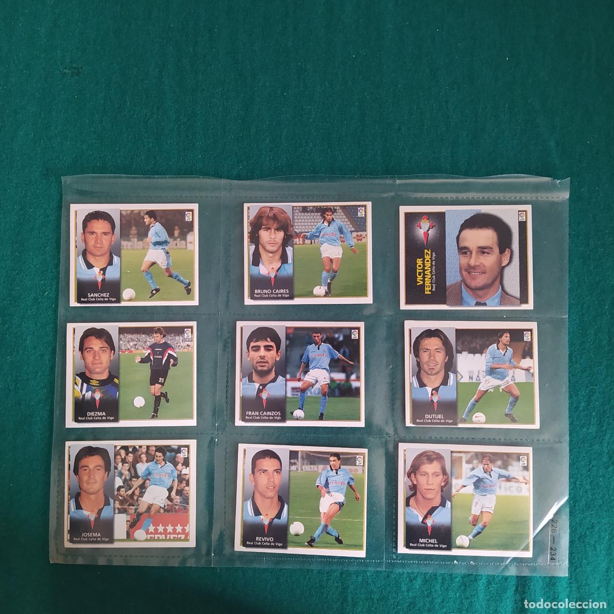 Cartes &agrave; collectionner de Football: 9 CROMOS LIGA ESTE 1998 1999 98 99 CELTA