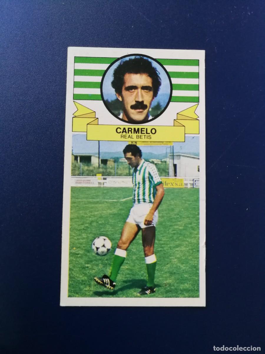 Cromos de F&uacute;tbol: Carmelo Real Betis Baja, Este 85/86, Editorial Este 1985-86, buen estado