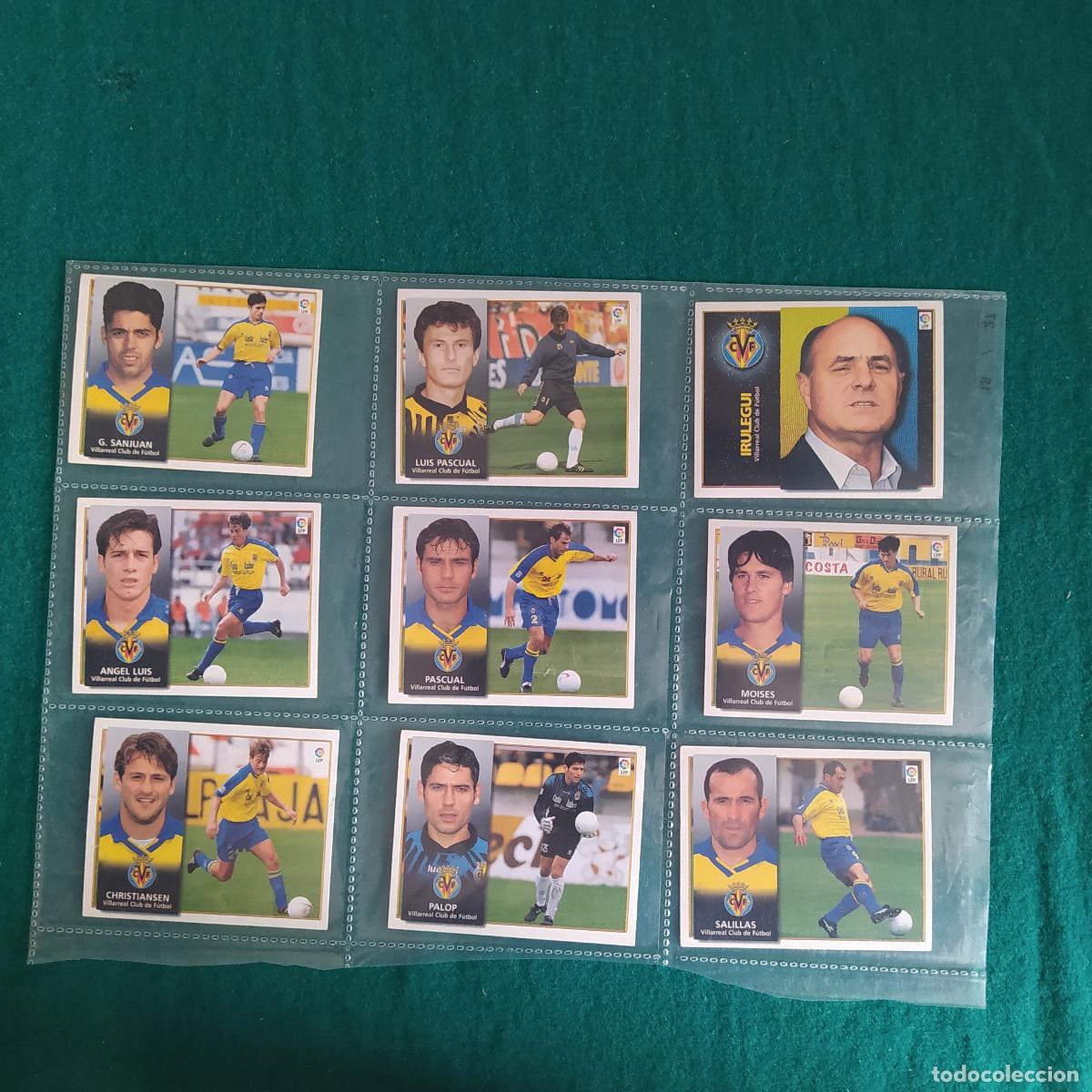 Cromos de Futebol: 9 CROMOS LIGA ESTE 1998 1999 98 99 VILLARREAL