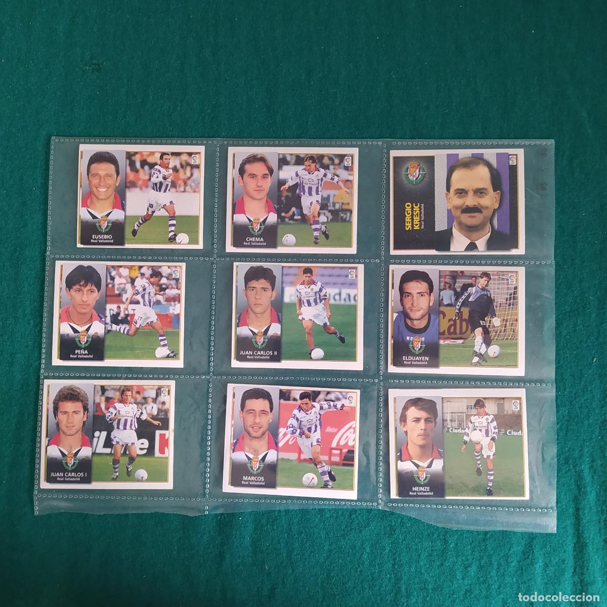 Cartes &agrave; collectionner de Football: 9 CROMOS LIGA ESTE 1998 1999 98 99 VALLADOLID