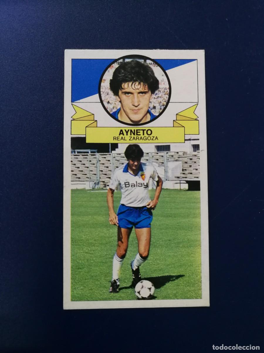 Cromos de Futebol: Ayneto Real Zaragoza, Este 85/86, Editorial Este 1985-86, buen estado