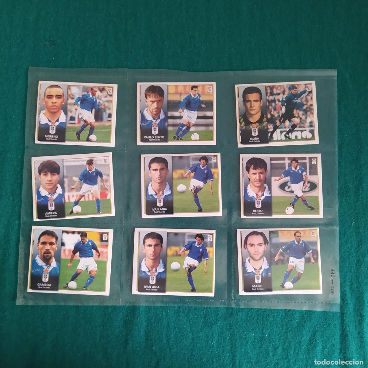 Cromos de Futebol: 9 CROMOS LIGA ESTE 1998 1999 98 99 OVIEDO