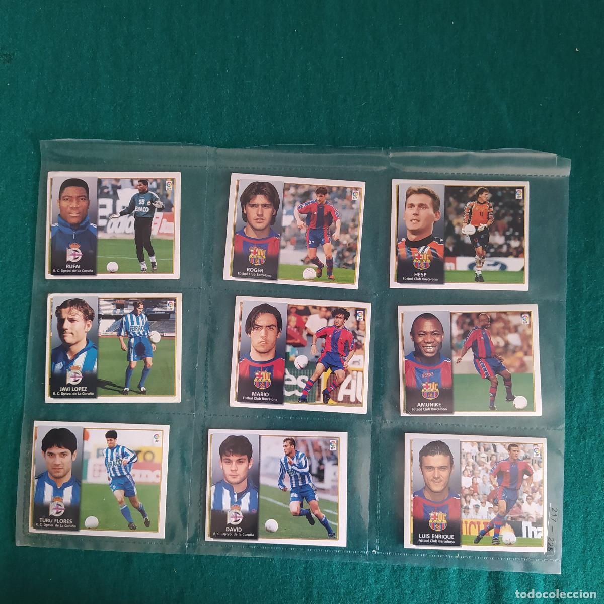 Cromos de Futebol: 9 CROMOS LIGA ESTE 1998 1999 98 99 BARCELONA DEPORTIVO