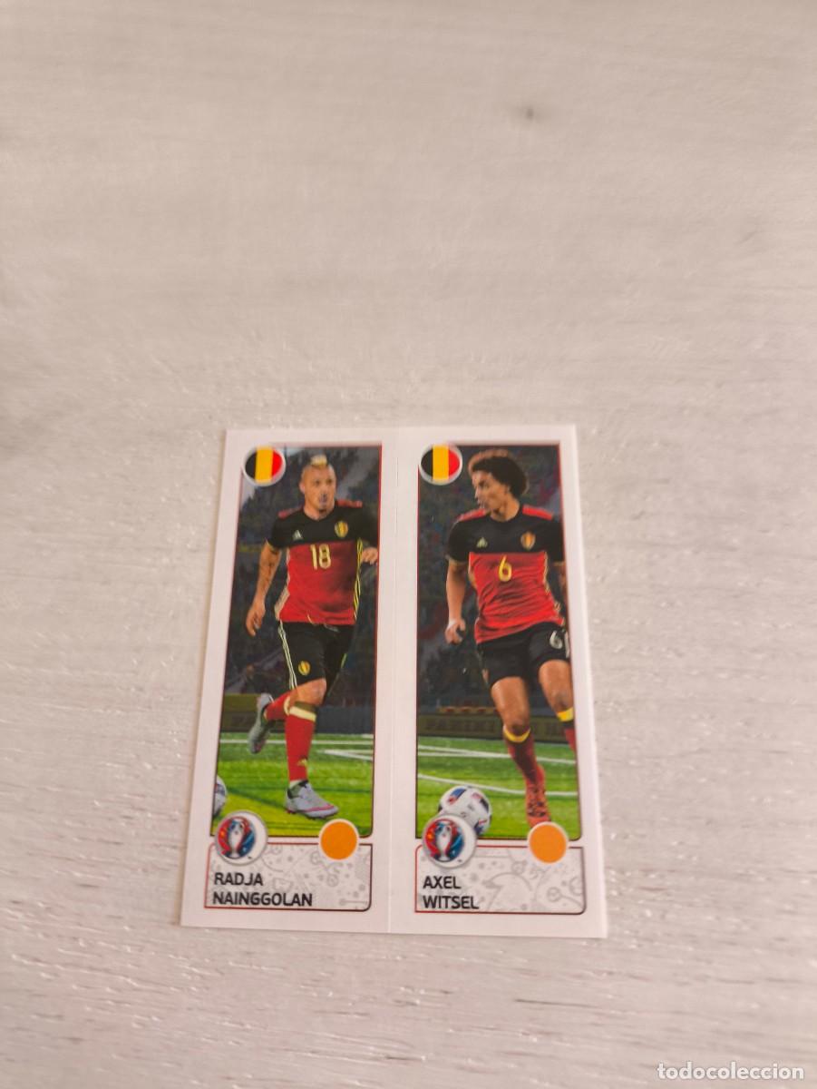 Cromos de F&uacute;tbol: 489 Radja Nainggolan / Axel Witsel BELGICA PANINI EUROCOPA EURO FRANCIA 2016 NO LIGA ESTE