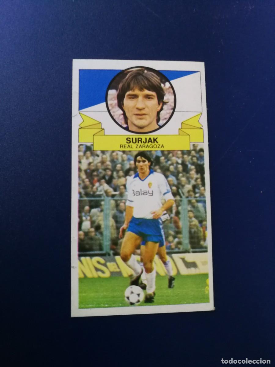Cromos de Futebol: Surjak Real Zaragoza Baja, Este 85/86, Editorial Este 1985-86, buen estado
