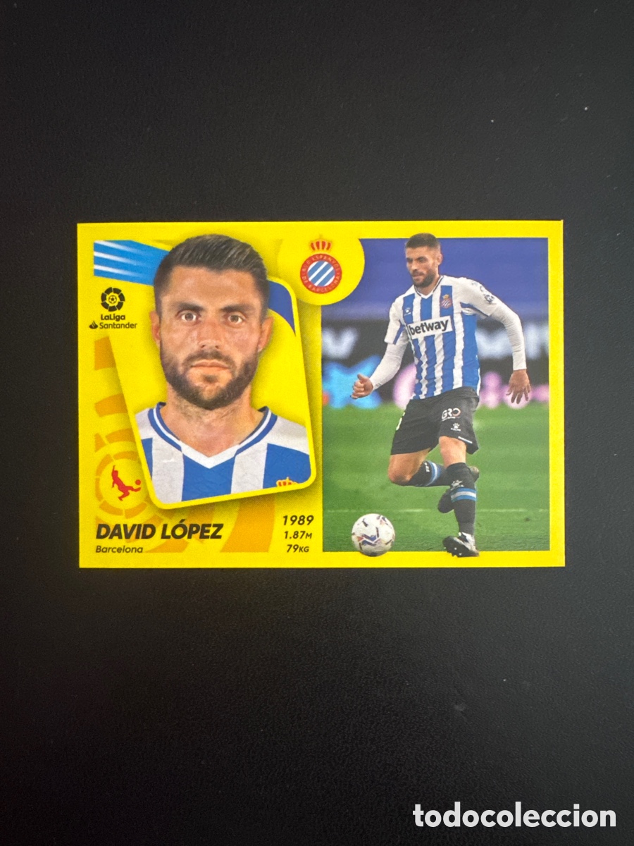 Cromos de Futebol: DAVID L&Oacute;PEZ ESPA&Ntilde;OL N&Uacute;MERO 11 LIGA ESTE 2021 2022